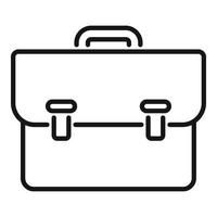 Technical case icon outline vector. Paper manual vector