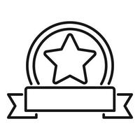 Star brand ambassador icon outline vector. Social media vector