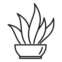 Indoor plant icon outline vector. Modern nature vector