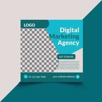 creative social media banner design template vector