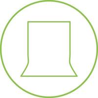 Unique Back Stand Vector Icon