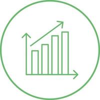 Rising Statistics Vector Icon