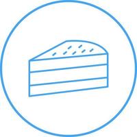 Cake Slice Vector Icon