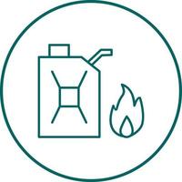 Unique Fuel to Fire Vector Icon