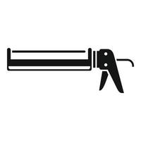 Applicator gun icon simple vector. Caulk adhesive vector