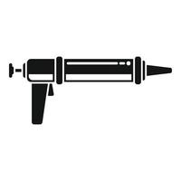 Applicator silicone caulk gun icon simple vector. Adhesive sealant vector