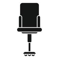 Ergonomic chair icon simple vector. Office table vector