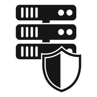 Server password protection icon simple vector. Screen change vector