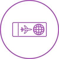 Plane Tickets Vector Icon