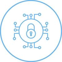 Unique Data Security Vector Icon