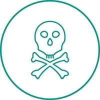 icono de vector de signo de muerte