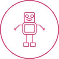 Unique Robot Vector Icon