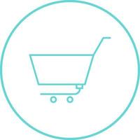 Unique Empty Cart Vector Icon