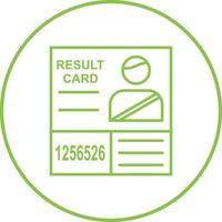 Candidate Results Vector Icon