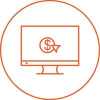 Unique Pay Per Click Vector Icon