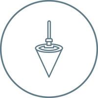 Plumb Bob Vector Icon