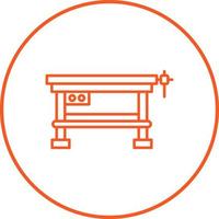 Work Bench Vector Icon