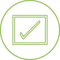 Checkbox Vector Icon