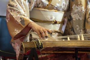 Koto japanese harp photo