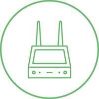 Unique Router Vector Icon