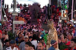 NEW YORK, USA - MAY 25 2018 - Times square full of people photo