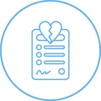 Divorce Vector Icon