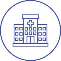 icono de vector de hospital