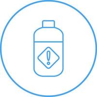 Pesticide Bottle Vector Icon