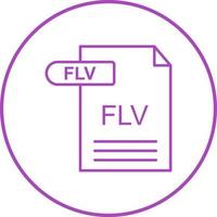 FLV Vector Icon