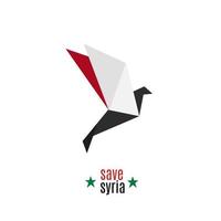 illustration vector of free syria perfect for print,campaign,etc