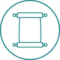 Scroll of Paper Vector Icon