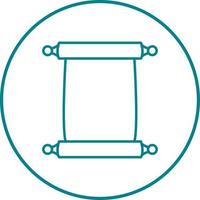 Scroll of Paper Vector Icon