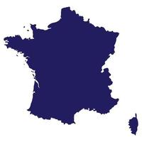 France or French map vector