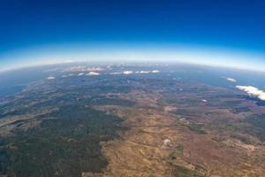 Sicilia aéreo desde avión paisaje foto