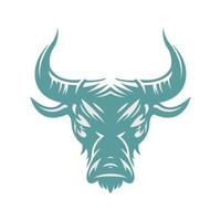 The Mighty Bull A Symbol of Strength and Determination, Mascot Logo Concept Vector Illustration Cartoon. Suitable For Logo, Wallpaper, Banner, Card, Book Illustration, T-Shirt, Sticker, Cover, etc