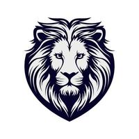 The Lion King of the Jungle A Symbol of Courage and Leadership, Mascot Logo Concept Vector Illustration Cartoon. Suitable For Logo, Wallpaper, Banner, Card, Book Illustration, T-Shirt, Sticker, Cover