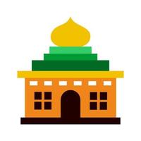 mezquita logo símbolo ilustración vector