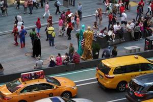 NEW YORK, USA - MAY 25 2018 - Times square full of people photo