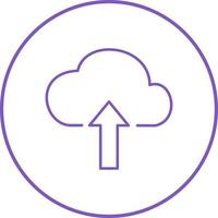 Upload to Cloud Vector Icon