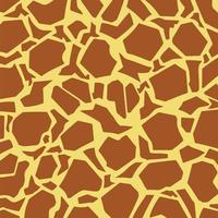 Yellow and brown animal giraffe skin pattern decorative simple and flat bold vector background isolated on square wallpaper for social media template, paper and textile scarf print, wrapping paper.