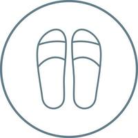 Slippers Vector Icon