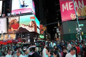 NEW YORK, USA - MAY 25 2018 - Times square full of people photo