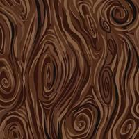 Close up wood circular pattern texture with brown colors vector illustration background isolated on square template