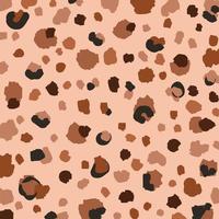 Animal fur skin pattern zoo print. Hyena leopard cheetah like big cat vector background isolated on square template wallpaper. Simple flat wild life backdrop drawing for paper or textile scarf prints.