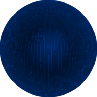 globe de technologie moderne png