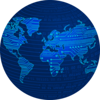 globe de technologie moderne png