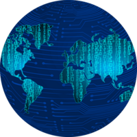 globe de technologie moderne png