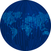 globe de technologie moderne png