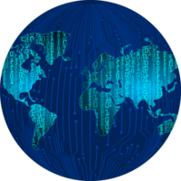 globe de technologie moderne png