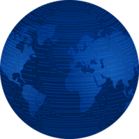 globe de technologie moderne png